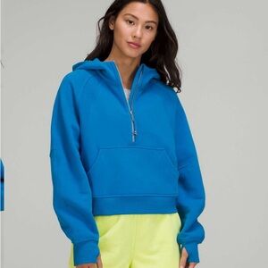 Scuba Oversized Half-Zip Hoodie POOLSIDE